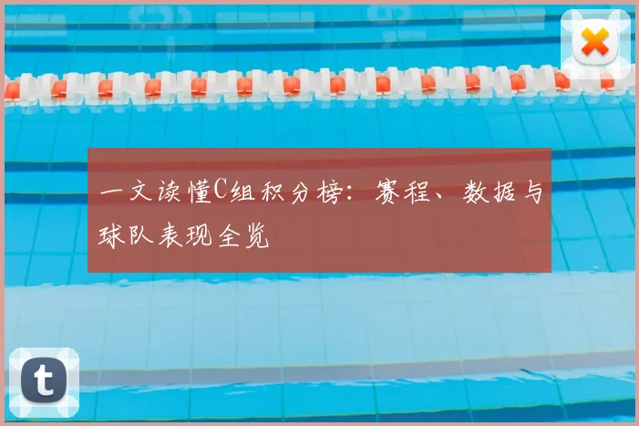 一文读懂C组积分榜：赛程、数据与球队表现全览